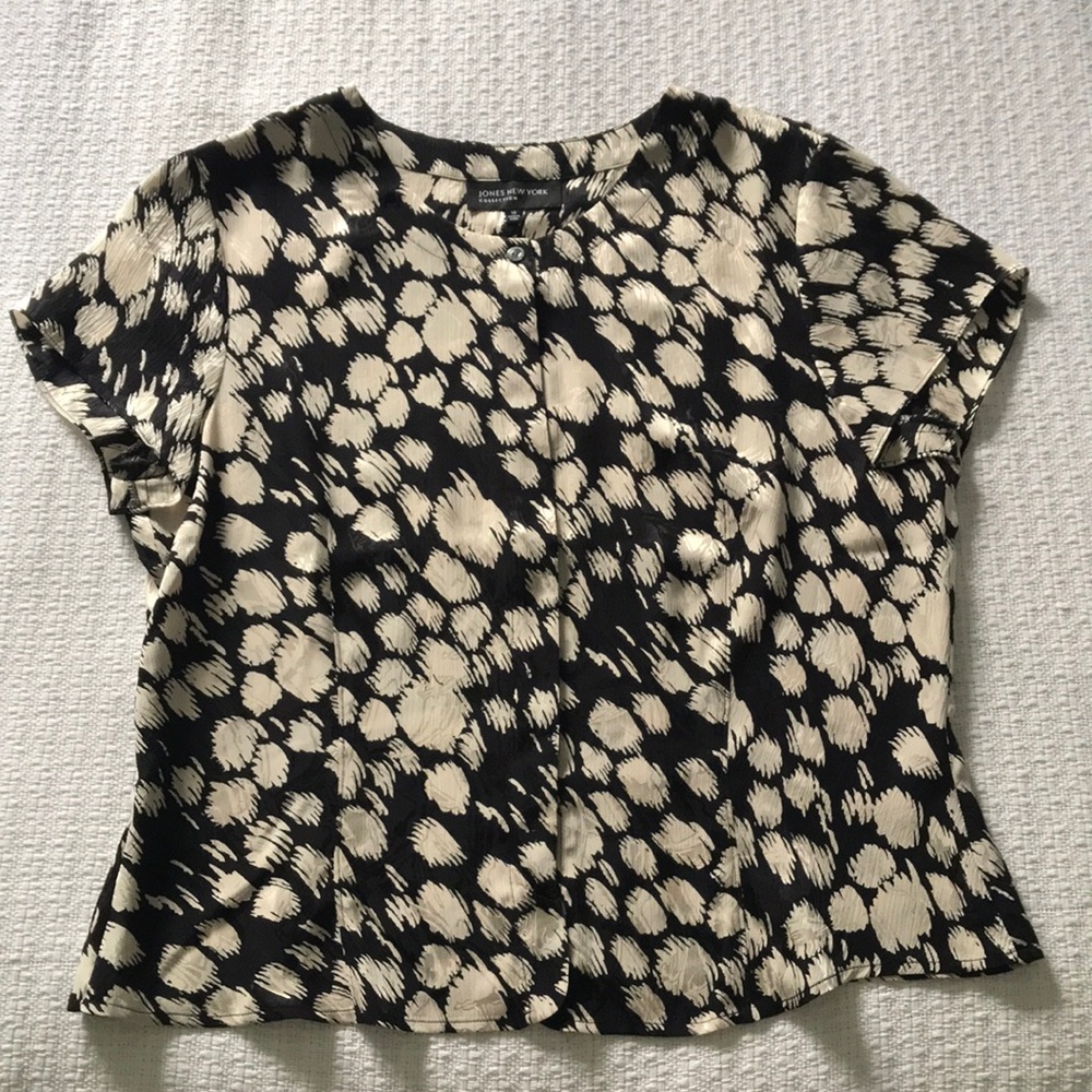 Jones New York silk blouse